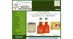 Desktop Screenshot of burgesssugarhouse.com
